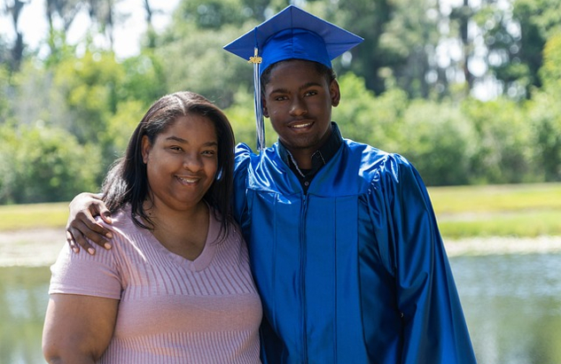 4 Ways to Invest in Education and Cut the Cost of Ignorance a young black man, wearing his graduation cap and robe, has his arm around his smiling mother's shoulders